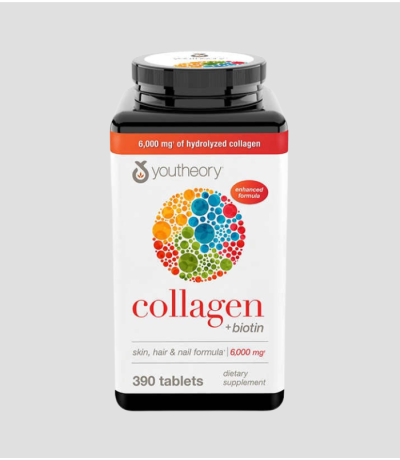 Youtheory Collagen with Biotin 390tablets